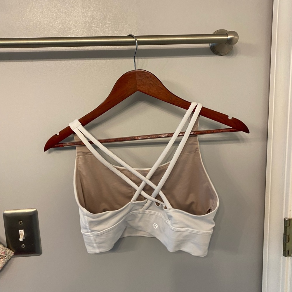 White lululemon bra